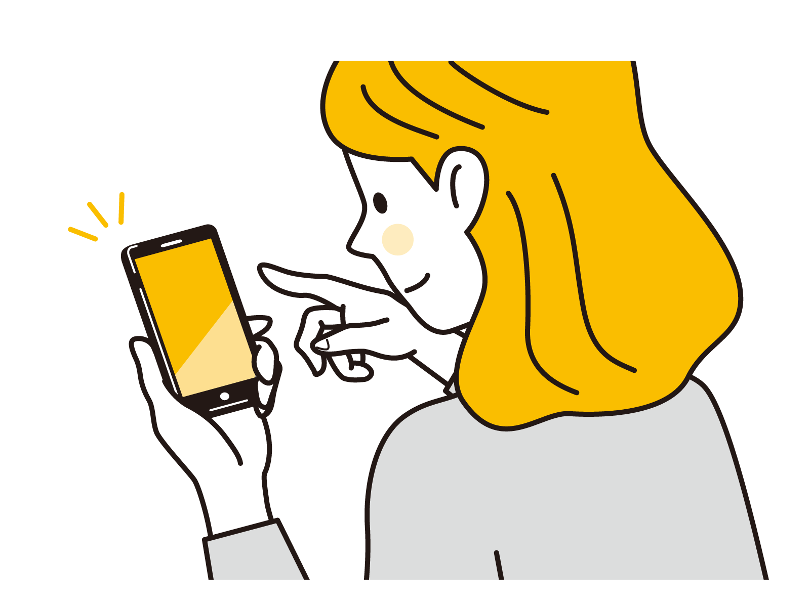 QRコードから即起動する導線の例